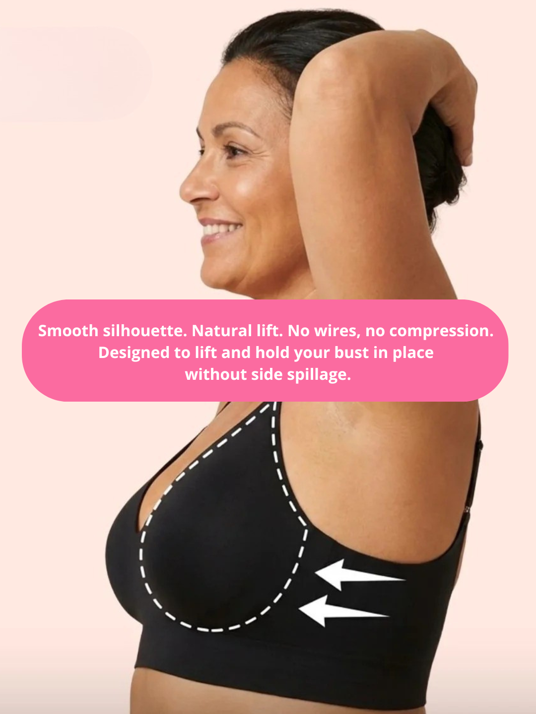 The HOLD™ Lift Bra (Wire-free support for fuller busts)