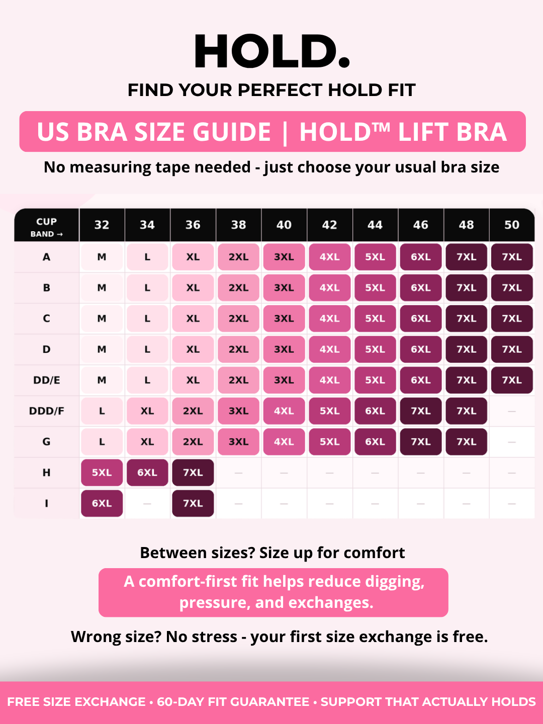 The HOLD™ Lift Bra (Wire-free support for fuller busts)
